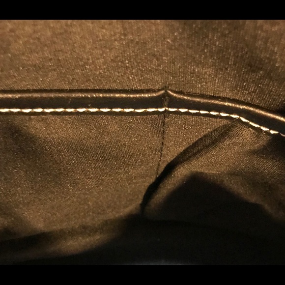 Nine West black,tan,grey print purse - Picture 6 of 8